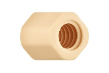 drylin® injection-moulded lead screw nuts, cylindrical, multi-start, thread: cut, JSRM