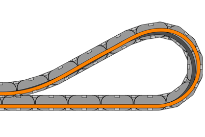 e-chain® ile hidrolik hortumları yönlendirin