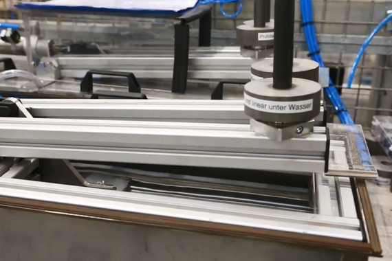 Linear technology tests under water