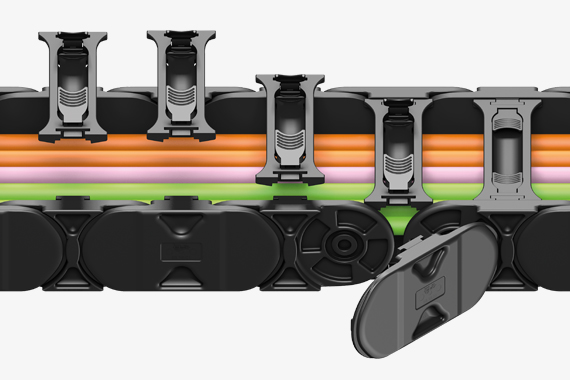 E4Q/R4Q hareketli kablo kanalları
