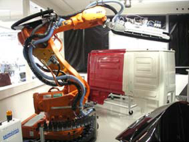 Application example of a robot cable