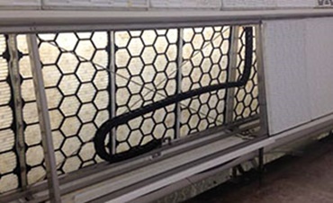 Dikey tarımda enine kiriş sistemi