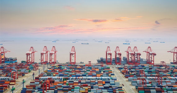 Konteyner terminalleri ve gemiler