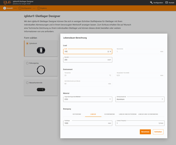 igus çevrimiçi araçları