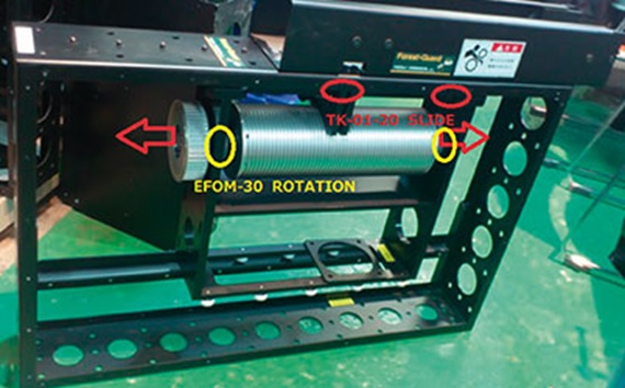 Sahne perdesi için kaldırma cihazı