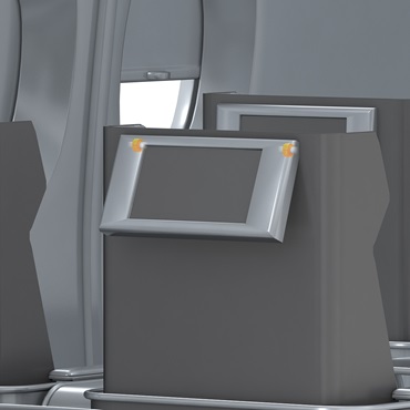 Uçak içi: tablet yuvalarında iglidur kaymalı yataklar