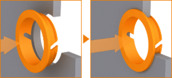 iglidur Easy Clip montajı