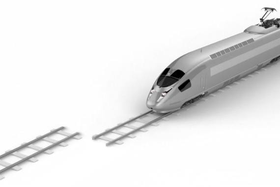 Trenler için e-chains ve chainflex kablolara sahip transfer arabası