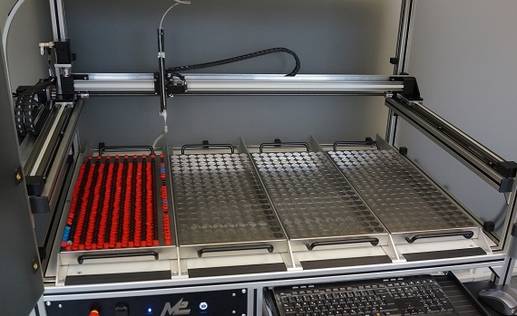 Lineer robotlar, biyokimyasal dolum tesislerinde
