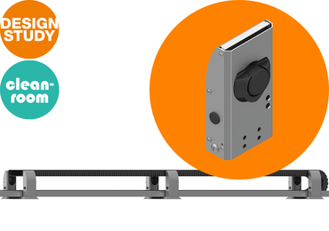 Temiz oda uyumlu makara destekleri