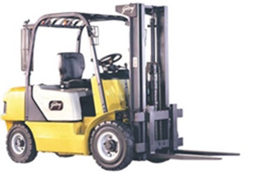 Kaldırma mekanizmasında iglidur® yataklara sahip forklift