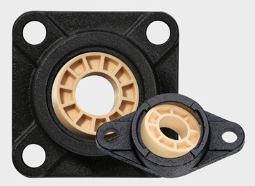 iglidur J polimer küre bilyeli sağlam çelik döküm gövde