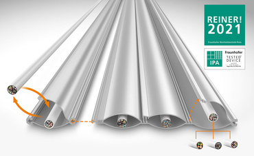 e-skin® düz kablo yönlendirme sistemi