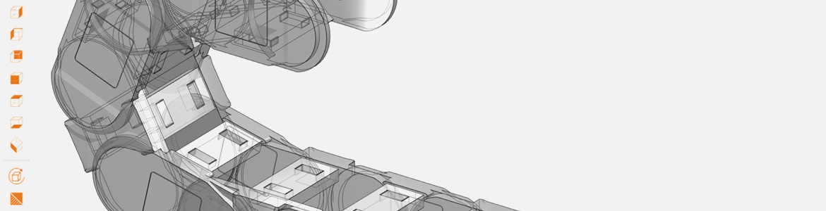 Hareketli Kablo Kanallarını 3D CAD portalında tasarlayın