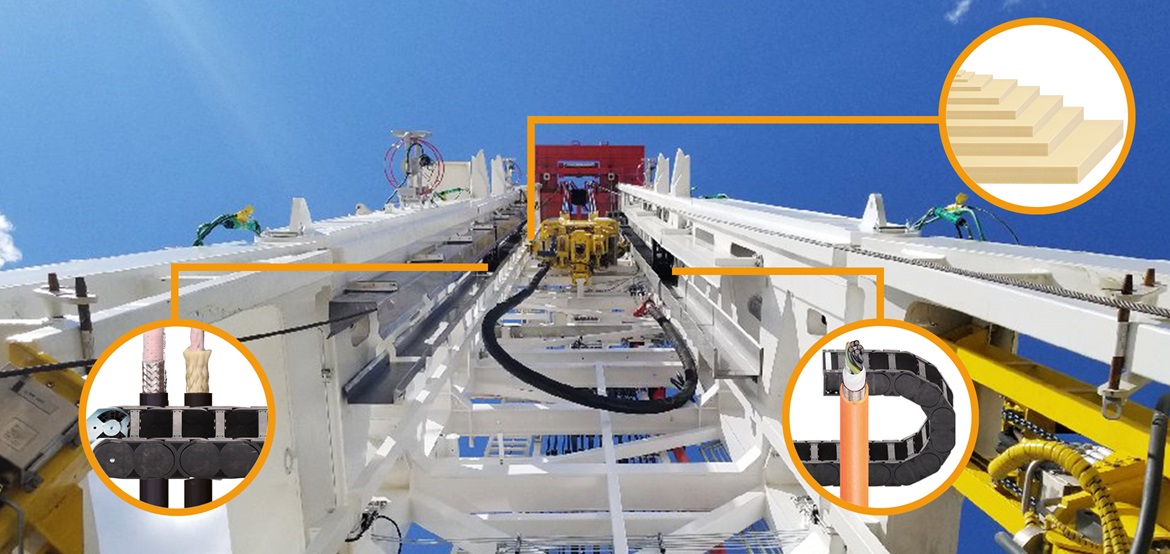 igus ürünleriyle üst tahrik sistemi